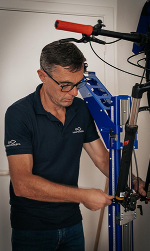 Analyse posture vélo ostéopathie Antoing